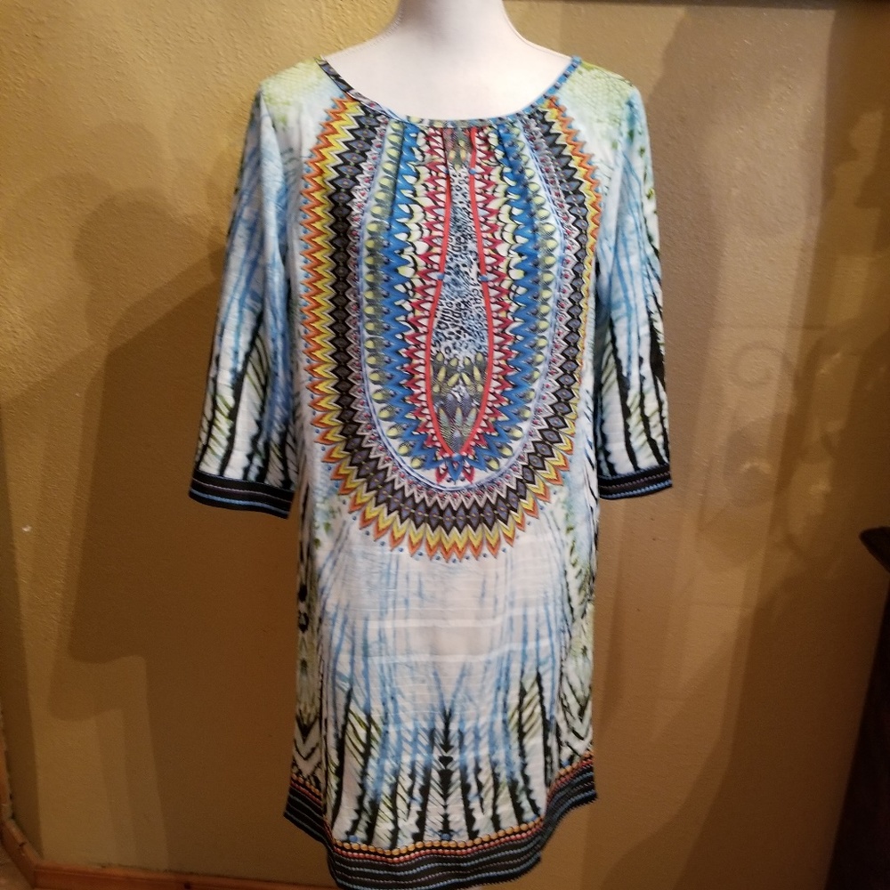 Paris Hues Multi Print Dress